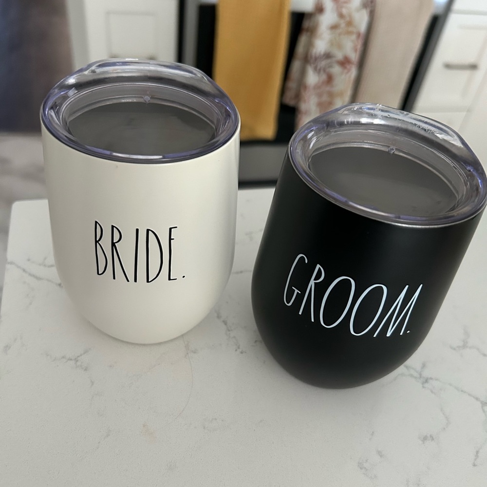 2/$75💥- HOME | Rae Dunn set of 2 wedding drinkware